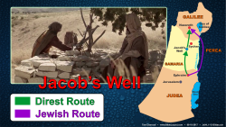 John 4:1-15, Jacob's Well