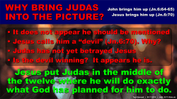 Why Bring Judas into Picture