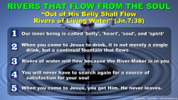 Jn.7:38, “Living Water”
