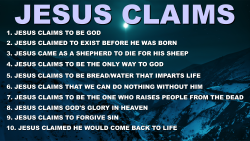 Jesus Claims Summary