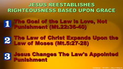 Righteousness Upon Grace
