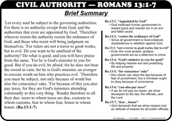 Civil Authority (Ro.13:1-7)