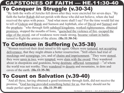 Capstones of Faith (He.11:30-40)