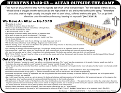 Outside The Camp (He.13:10-13)
