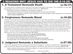 Why Jesus Had To Die (9:16-28)