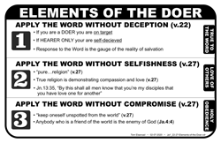 Elements of the Doer (1:22-27)