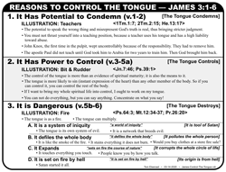 James: Control the Tongue