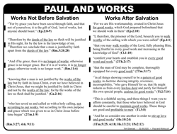 Paul and Works