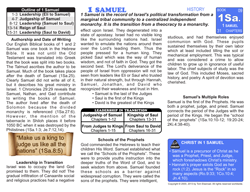 1 Samuel — Biblical Introduction