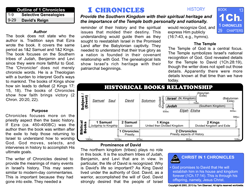 1 Chronicles — Biblical Introduction