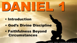 Daniel and Friends Taken Captive (Da.1)