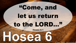 Hosea 6