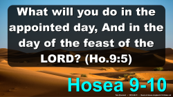 Hosea 9-10