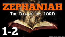 Zephaniah 1-2