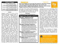 Haggai — Biblical Introduction
