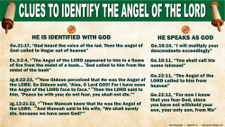 Clues: Angel of the Lord