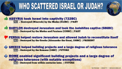 Who Scattered Israel