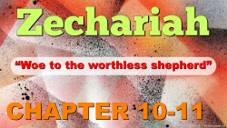 Zechariah 10-11