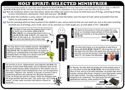  Holy Spirit - Selected Ministry