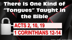 Tongues Same Gift - Acts and Corinthians